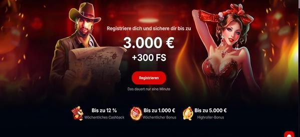 Yep Casino desktop screenshot 1